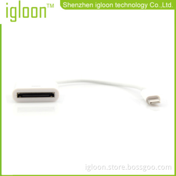 Apple Lightning 8 Pin To 30 Pin Adapter For Ipad Mini Ipad4 Iphone5 